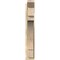 Ekena Millwork Merced Slat Rough Sawn Outlooker, Douglas Fir, 6"W x 26"D x 38"H OUT06X26X38MRC06RDF - alternate 4